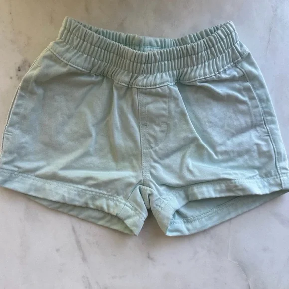 The Beaufort Bonnet Company Soft Aqua Kids Shorts - Picture 1 of 3